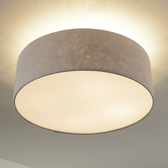 Deckenleuchte Gala, 50cm, Filzschirm grau