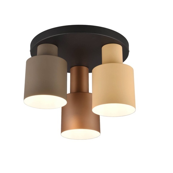 Deckenleuchte Agudo, multicolor, 3-flammig Rondell
