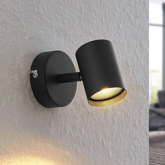 ELC Binola LED-Strahler in Schwarz, einflammig