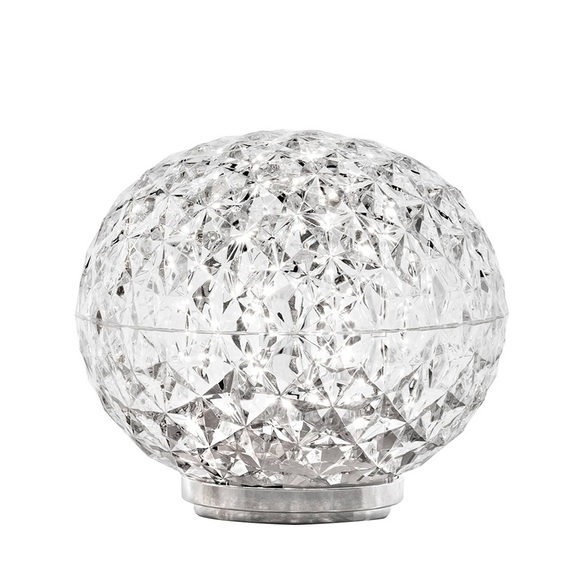 Kartell Mini Planet Akku-Tischleuchte, transparent