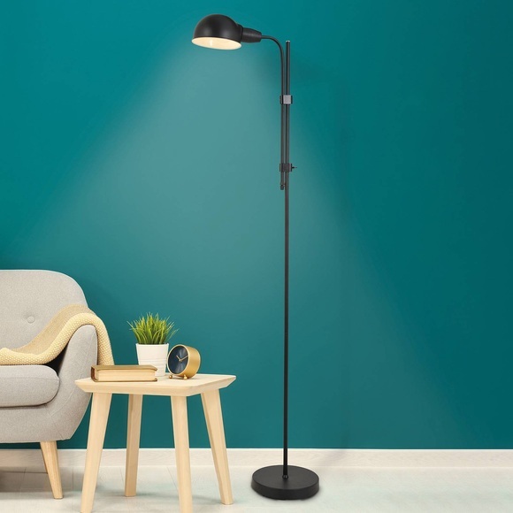 Stehleuchte Alani mit Tippschalter, schwarz