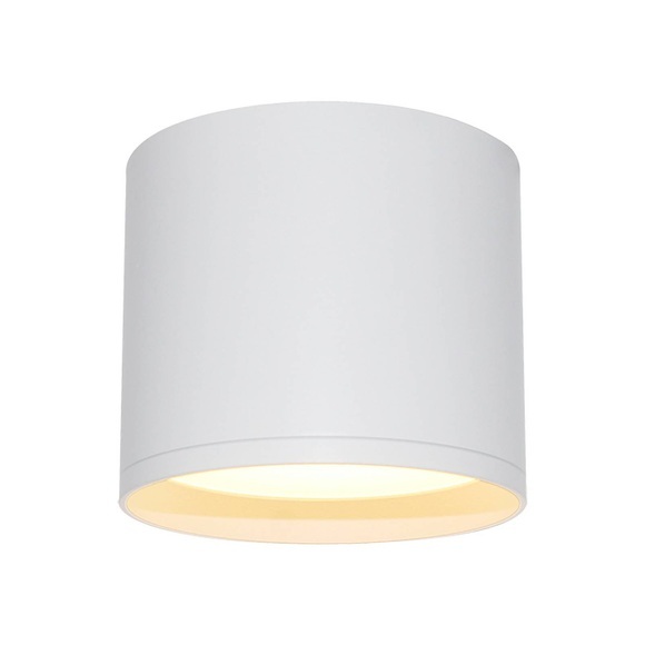 Lindby Nivoria LED-Strahler, Ø 12 cm, sandweiß