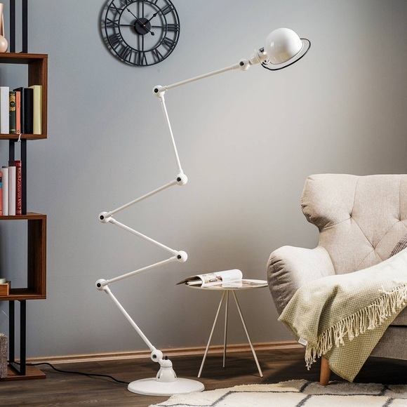 Jieldé-Loft D9406 Stehleuchte 240 cm, Weiss