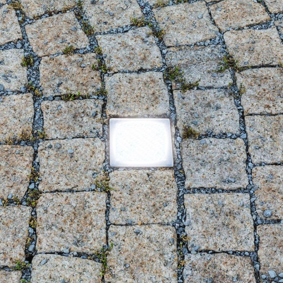 Begehbare LED-Bodeneinbauleuchte Pflasterstein 10