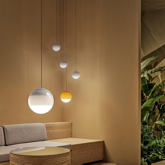 MARSET Dipping Light LED-Hängelampe Ø 13 cm rosa