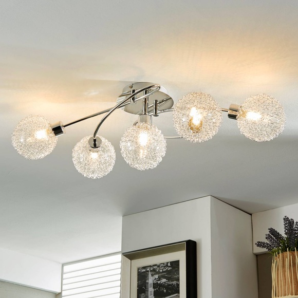 LED-Deckenlampe Ticino, 5-flammig, lang