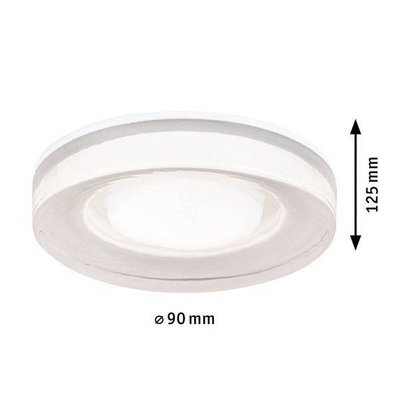Paulmann Luena LED-Feuchtraumleuchte GU10 Weiß