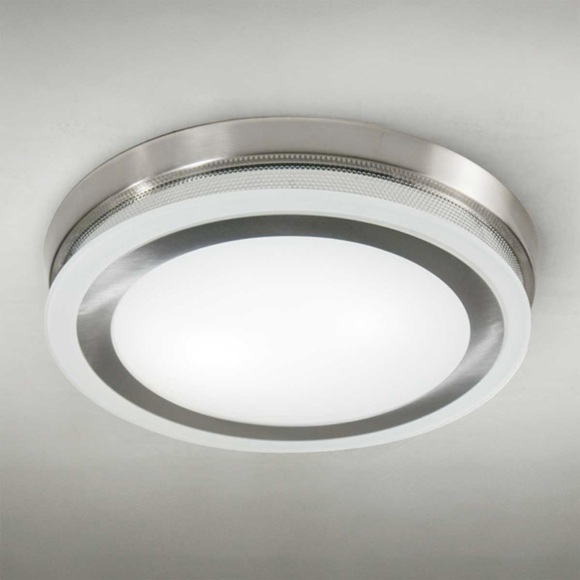Runde Deckenleuchte RING 9115 51 cm chrom