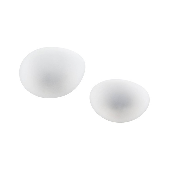 Lindby Pebbla LED-Solar-Dekoleuchten, 2er Set