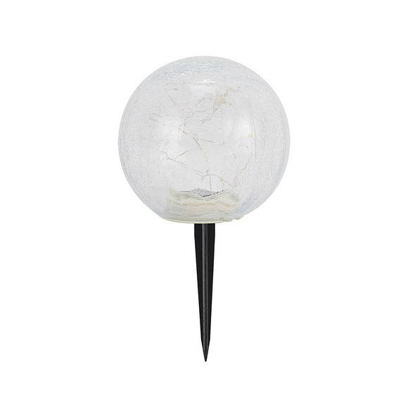 Lindby Feodoria LED-Solar-Erdspieß, Ø 15 cm