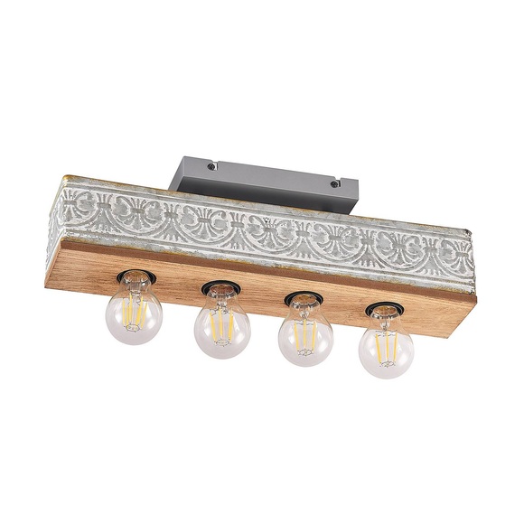 Lindby Mella Deckenlampe mit Ornamentmuster, 4-fl.