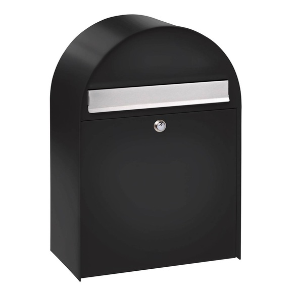 Nordic 780 - großer Briefkasten, schwarz besch.