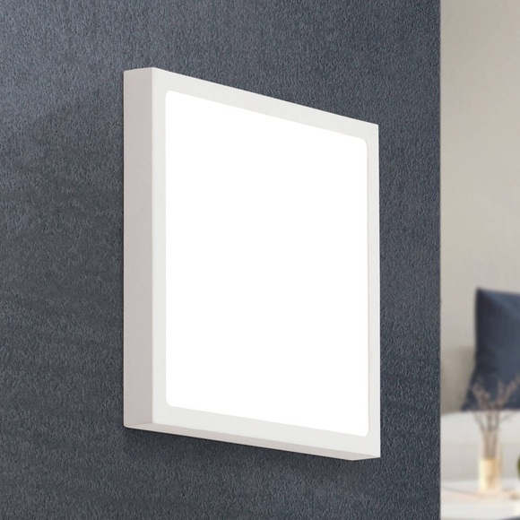 LED-Deckenlampe Vika in quadratischer Form, 23 cm