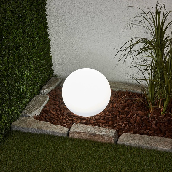 Solarkugel Lago mit LED und Erdspieß