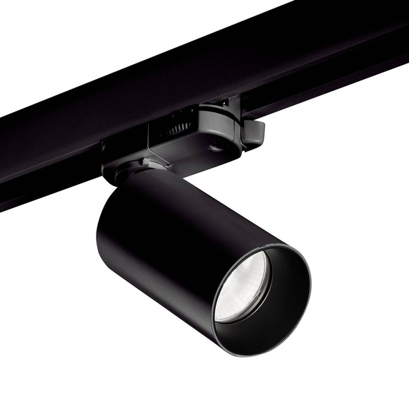 LEDS-C4 Atom Spot HV-Schiene, schwarz, 3.000K, 36°