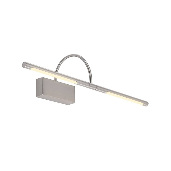 Lucande Fehmke LED-Bilderleuchte, nickel satiniert