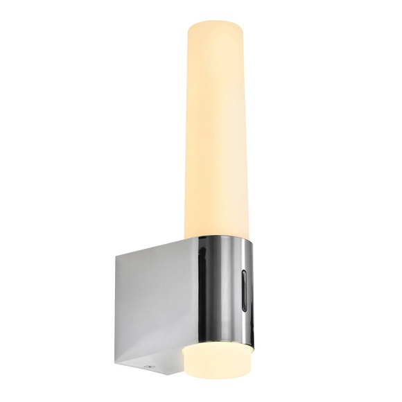 LED-Badwandleuchte Helva Night, chrom