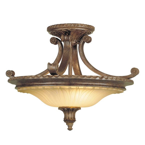 Deckenlampe Stirling Castle in antikem Design
