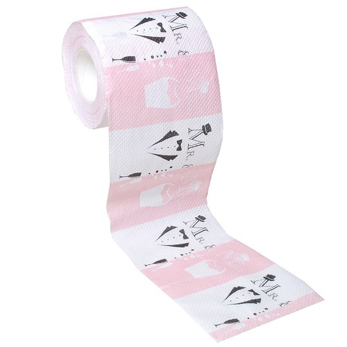 Toilettenpapier Mr. & Mrs. Hochzeitstoilettenpapier