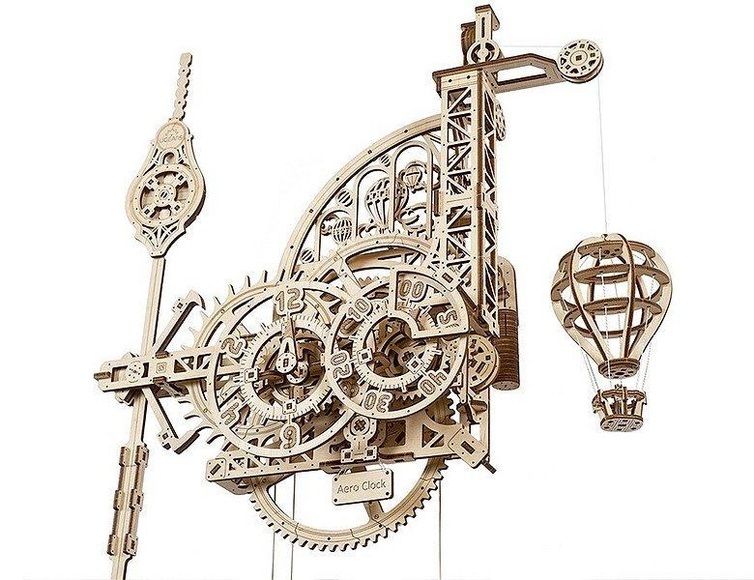 Ugears - Aero-Uhr, 320 Bauteile