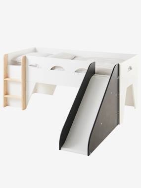Kinderbett mit Rutsche ,,Zioup schwarz/weiss