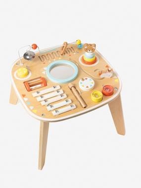 Baby-Spieltisch mit Musikinstrumenten beige