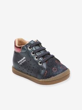 Baby Mädchen Sneakers Fasty BABYBOTTE® blau metallic