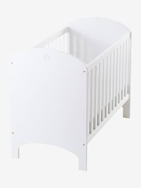 Babybett Sirius mit verstellbarem Bettboden weiss