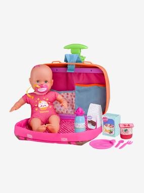 NENUCO Puppe mit Koffer rosa