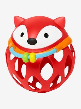 SKIP HOP Rasselball FUCHS mit Beißringdetails in rot