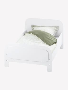 Mitwachsbett Pastille mit Lattenrost weiss