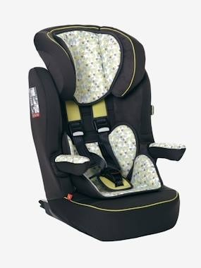 Kindersitz Kidsit+ Isofix Gr. 1/2/3 grün, dreiecke