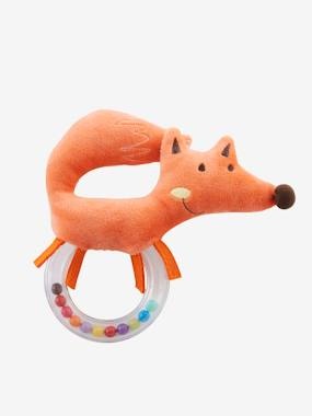 Fuchs-Rassel für Babys orange