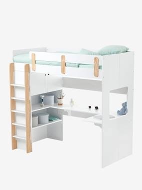 Kombi-Hochbett Everest XXL weiss/natur