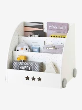 Bücherregal Sirius für Kinderzimmer weiss/grau