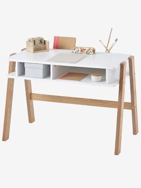 Schreibtisch Architekt Mini weiss/natur