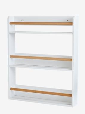 Bücherregal, 3 Böden weiss/holz