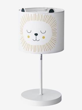 Nachttischlampe für Kinderzimmer Löwe beige