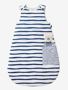 Ärmelloser Schlafsack Kleiner Matrose marine gestreift