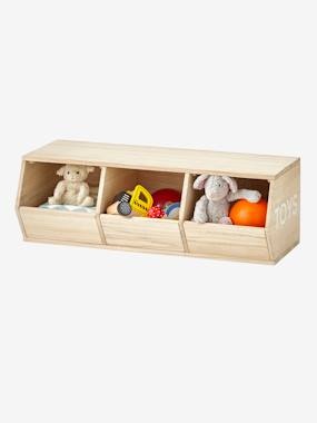 Regal Toys, 3 Boxen holz