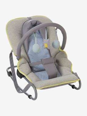 Babywippe Babyfun mit Spielbogen grau meliert