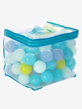 100 Kugeln für Bällebad weiss/mehrfarbig