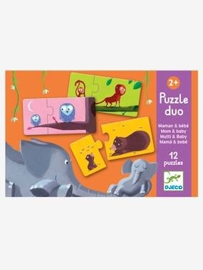 DJECO Mama und Baby-Duo Puzzle mehrfarbig