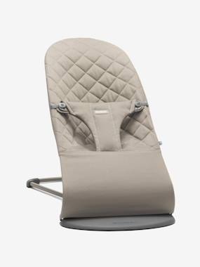 BABYBJÖRN Babysitter Bliss Cotton sand grey mit Spielzeug