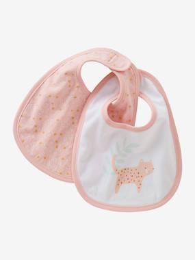 2er-Pack Lätzchen Baby-Zirlis zartrosa