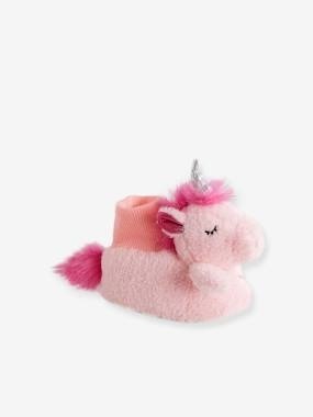 Plüsch-Hausschuhe für Baby Mädchen rosa