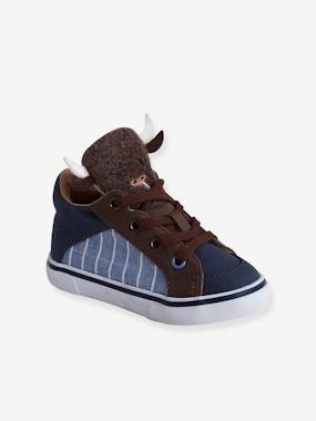 Mid High Sneakers für Baby Jungen jeansblau