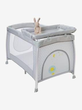 Reisebett Mobi'bed, Wickeltisch grau