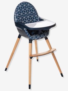 Mitwachsender Kinder Hochstuhl ,,TopSeat blau bedruckt