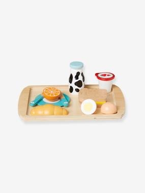 Frühstück-Set aus Holz für Kinder mehrfarbig